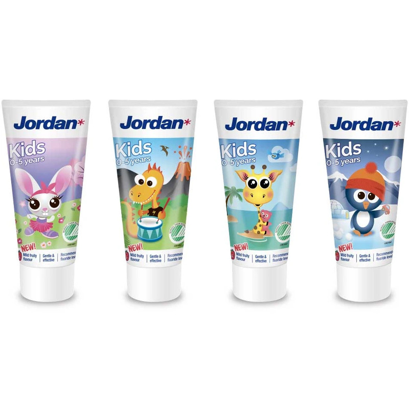 Jordan Kids (0-5) Tandpasta (Assorteret) 50 ml