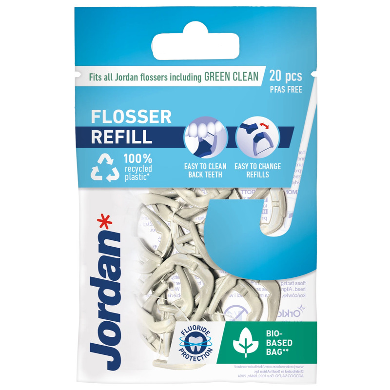 Jordan Easy Clean Flosser Refill 20 pieces