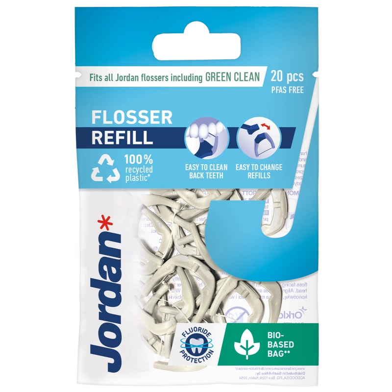 Jordan Easy Clean Flosser Refill 20 Pieces