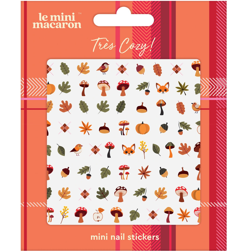 Le Mini Macaron Nail Art Stickers - Très Cozy