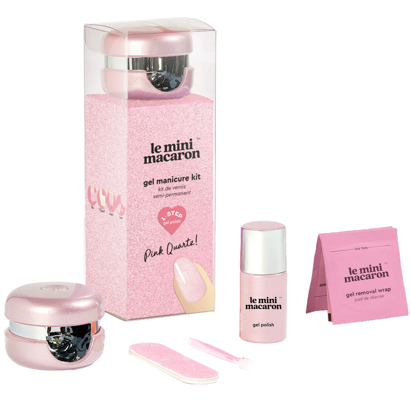 Le Mini Macaron Gel Manicure Kit - Pink Quartz