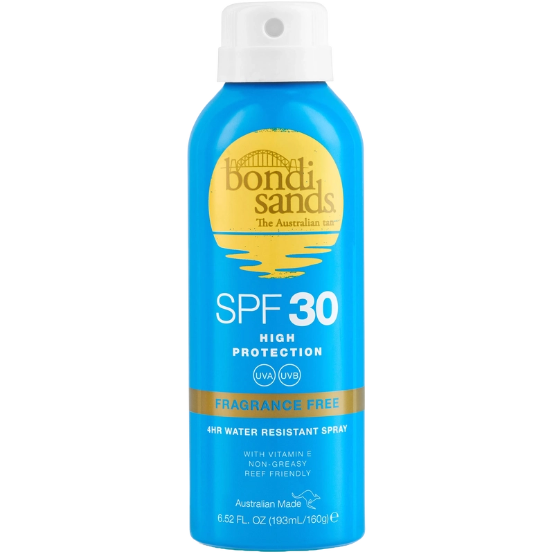 Bondi Sands SPF 30 Fragrance Free Aerosol Mist Spray 160 gr.