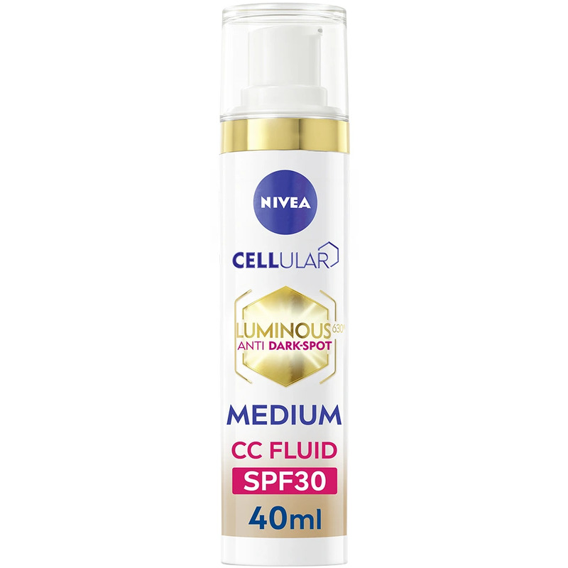 NIVEA Luminous 630 Anti Dark-Spot CC Fluid 3-in-1 Medium SPF30 40 ml