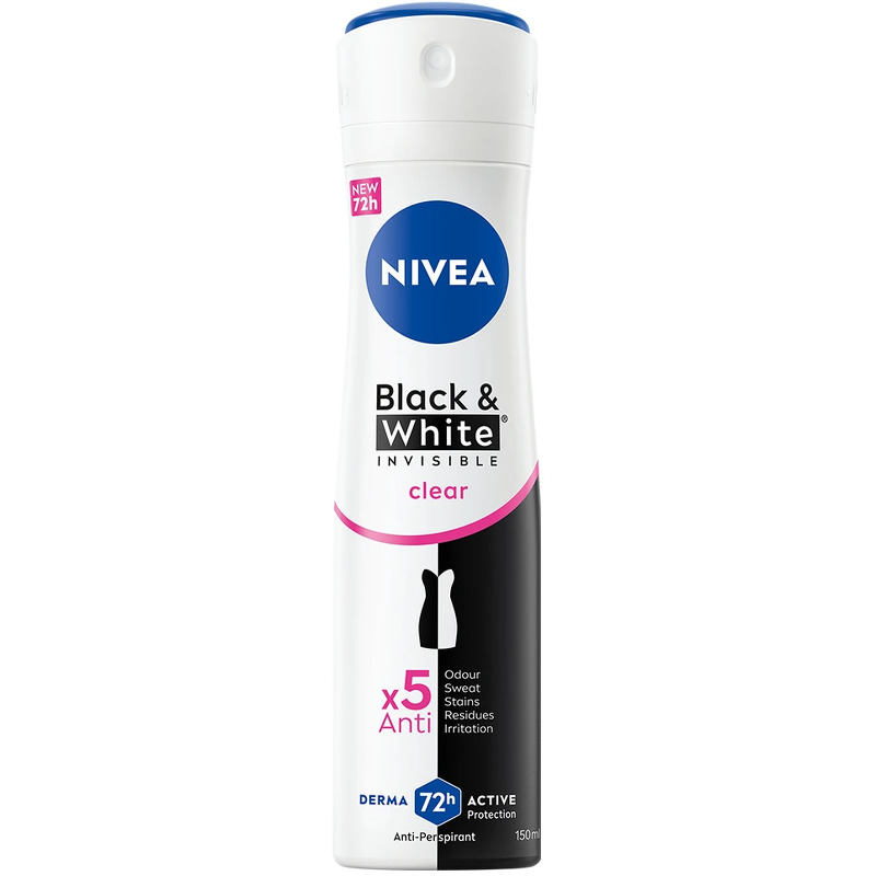 Nivea - Black & White Invisible Original Female Spray - 150ml