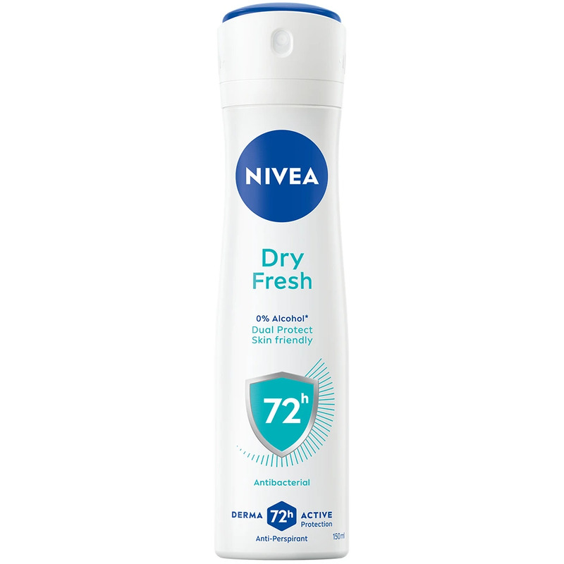 Nivea - Dry Fresh Female Spray - 150 Ml