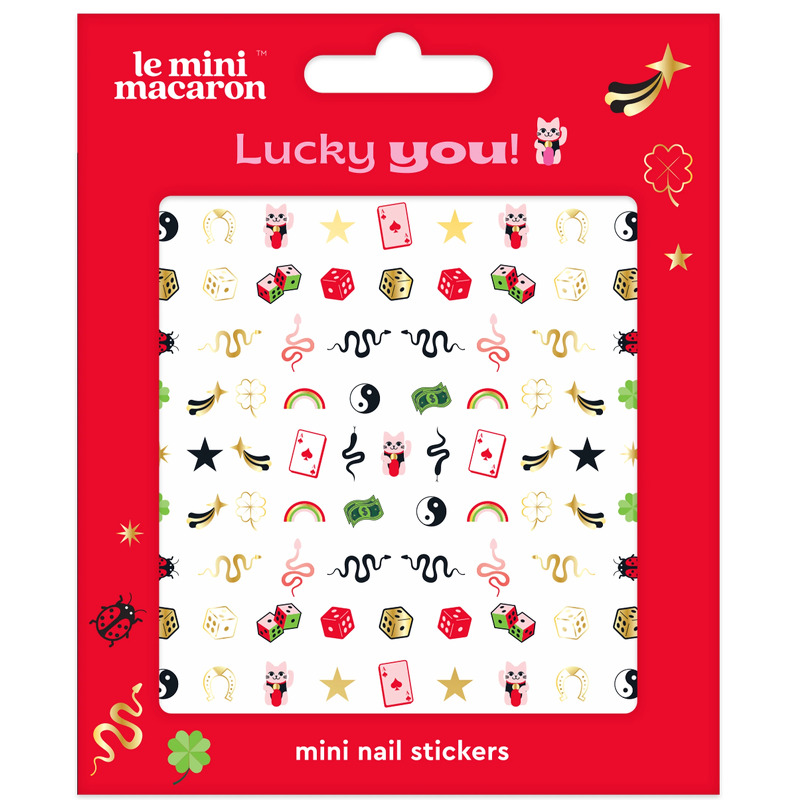 Le Mini Macaron Nail Art Stickers - Lucky You