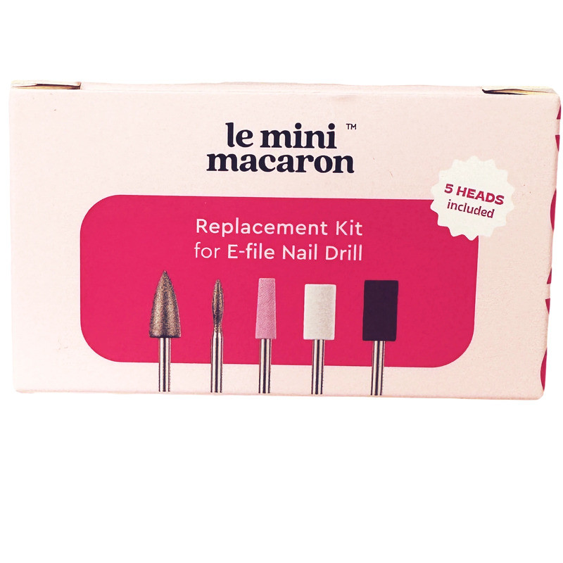Le Mini Macaron Replacement Kit for E-File Nail Drill