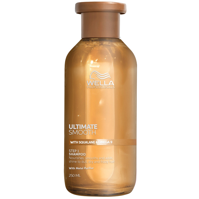 Wella Professionals Ultimate Smooth Haircare Ritual Shampoo 250ml, Conditioner 200ml, Mask 150ml, Oil Serum 30ml - 630 ml