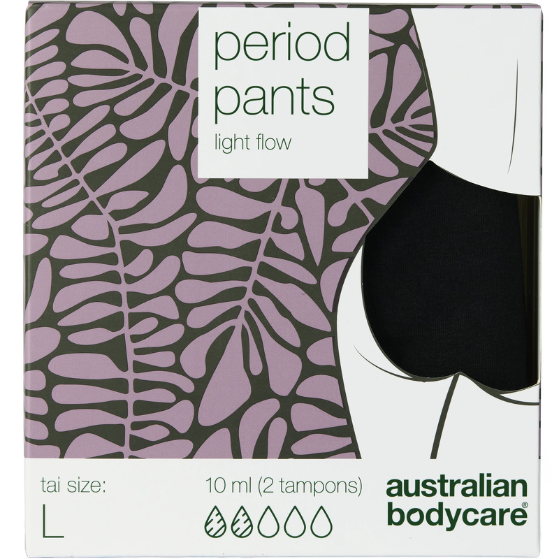 Australian Bodycare Menstruationstrusser Light Flow L