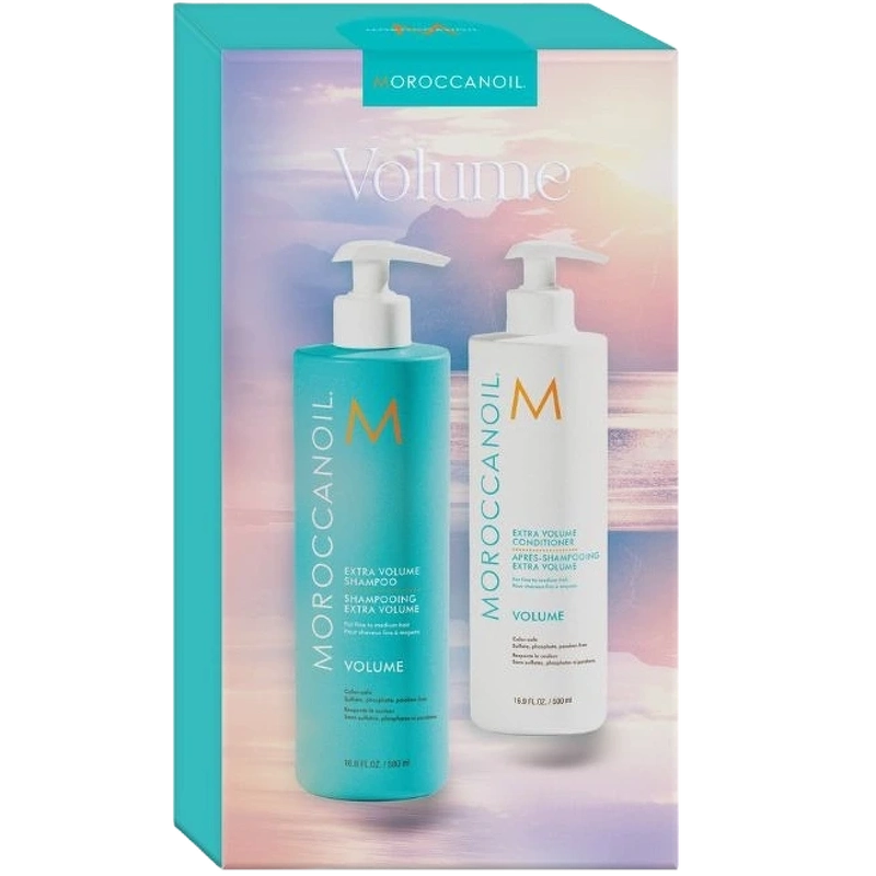 Moroccanoil Duo Box Extra Volume Shampoo + Conditioner 500 ml (Limited Edition)