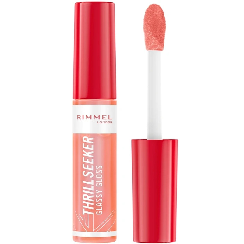 Rimmel London Thrill Seeker Glassy Gloss Lip Gloss 250 Peachy Vibes 10 ml