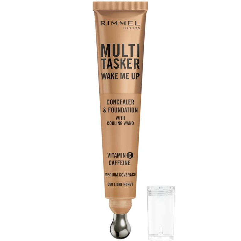 Rimmel London Multi Tasker Wake Me Up Concealer & Foundation Light Honey 060 - 20 ml
