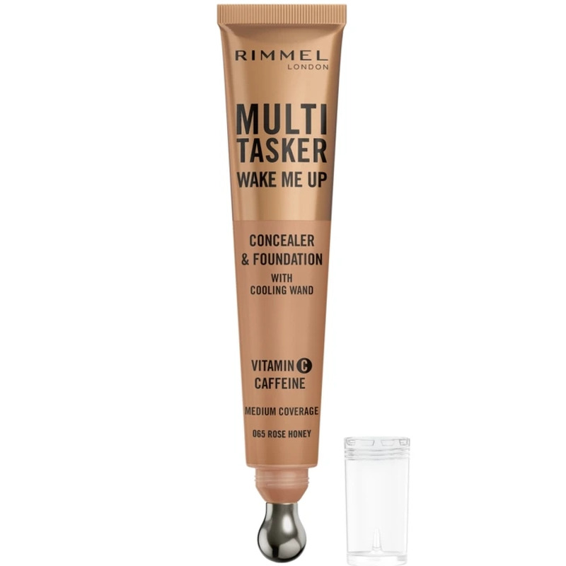 Rimmel London Multi Tasker Wake Me Up Concealer & Foundation Rose Honey 065 - 20 ml