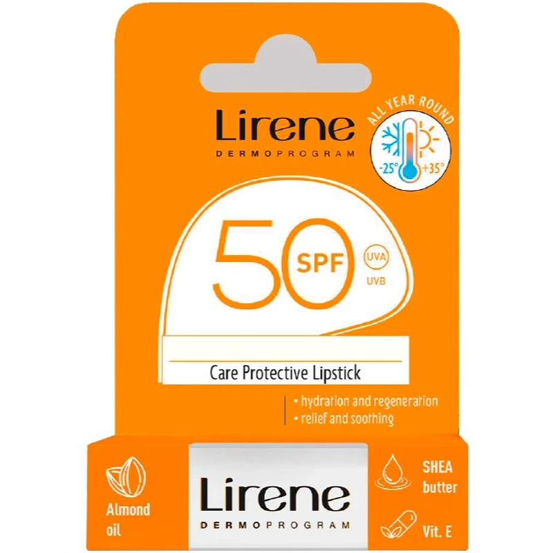 Lirene Sun Protective Lip Balm SPF 50 - 4,3 gr.