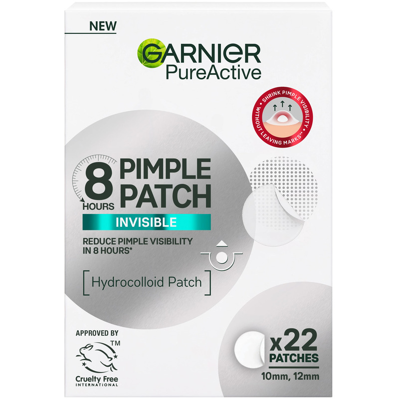 Garnier PureActive Invisible Pimple Patch for Impure Skin 22 pcs