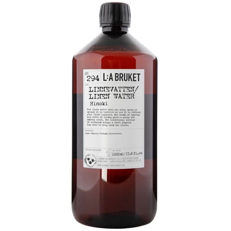 L:a Bruket 294 Linen Water Hinoki 1000 ml