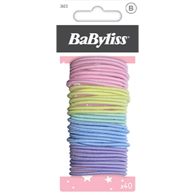 BaByliss Accessories BaByliss KIDS Thin Elatics 40 pieces