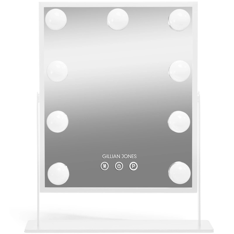 Gillian Jones Makeup Artist Mirror with Touch & 9 LED Bulbs - White 10264-90