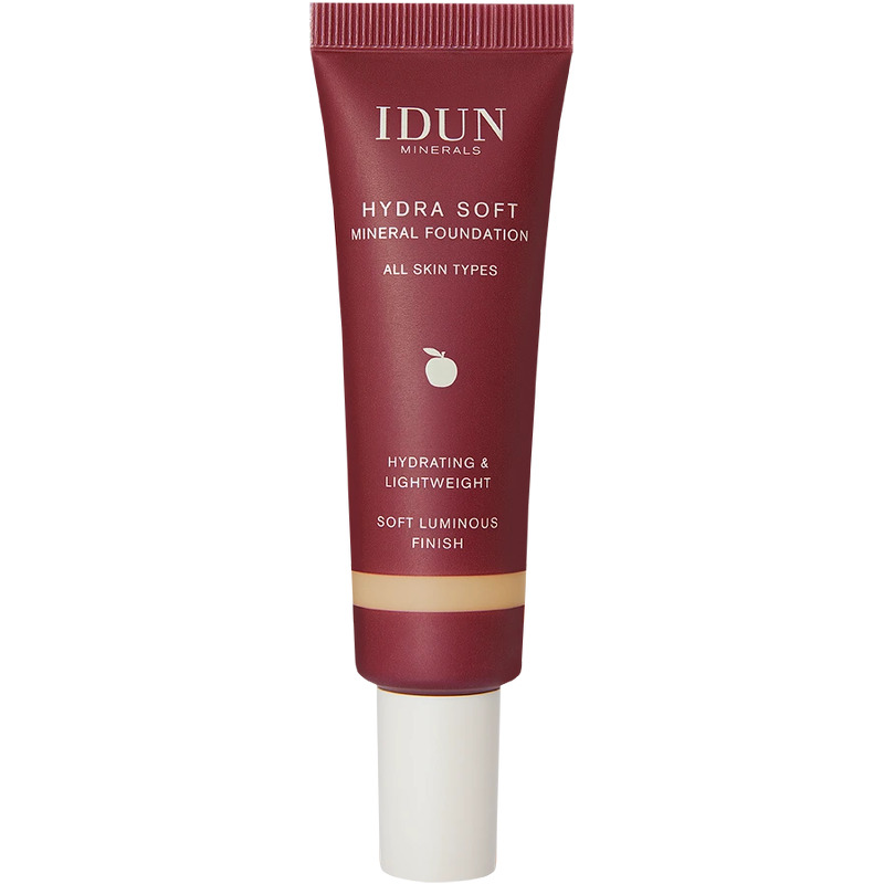 Hydrasoft Mineral Foundation Svea Medium Warm 256 - 30 ml - IDUN minerals