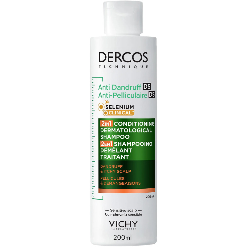 Vichy Dercos Technique Anti-Dandruff 2-1 Shampoo + Conditioner 200 ml