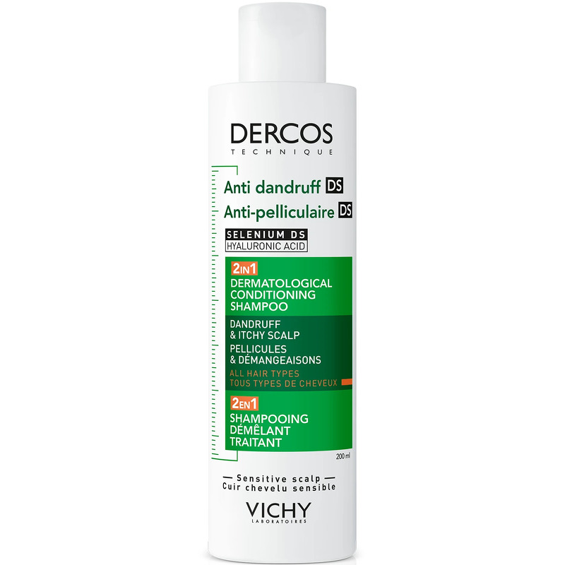 Vichy Dercos Technique Anti-Dandruff 2-1 Shampoo + Conditioner 200 ml