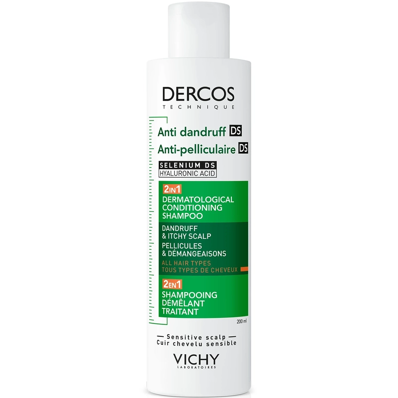 Vichy Dercos Technique Anti-Dandruff 2 – 1 Shampoo + Conditioner 200 ml