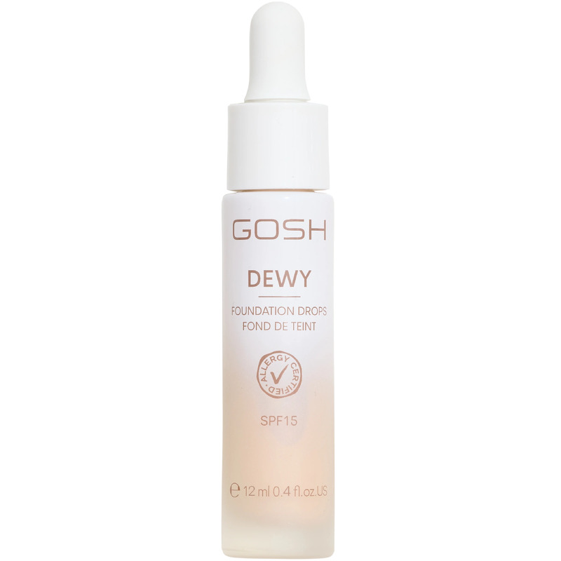 GOSH Copenhagen DEWY Foundation Drops 12 ml - 002 Porcelain
