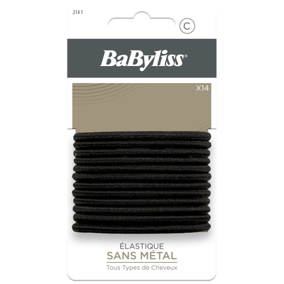 BaByliss Accessories Black Hairtie 14 Pieces