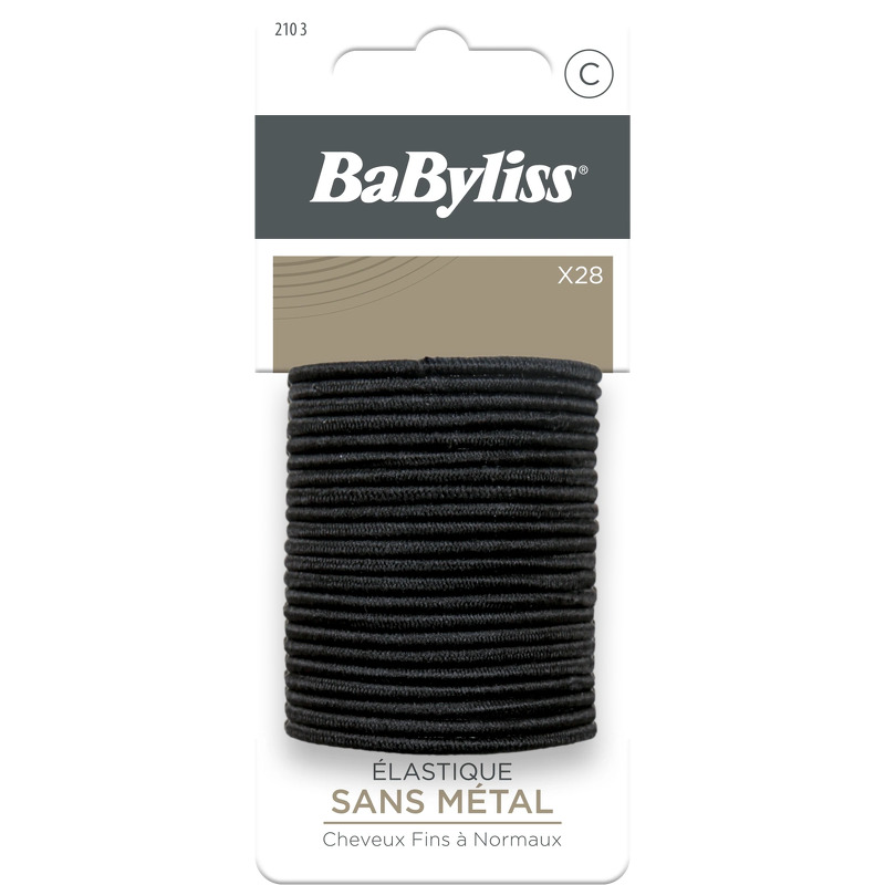 BaByliss Accessories Black Hairtie 28 pieces