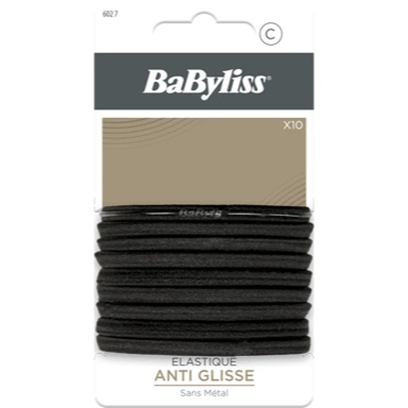 BaByliss Paris Accessories Indispensable 794602 Hårelastikker Sort Non-Slip 9 stk.