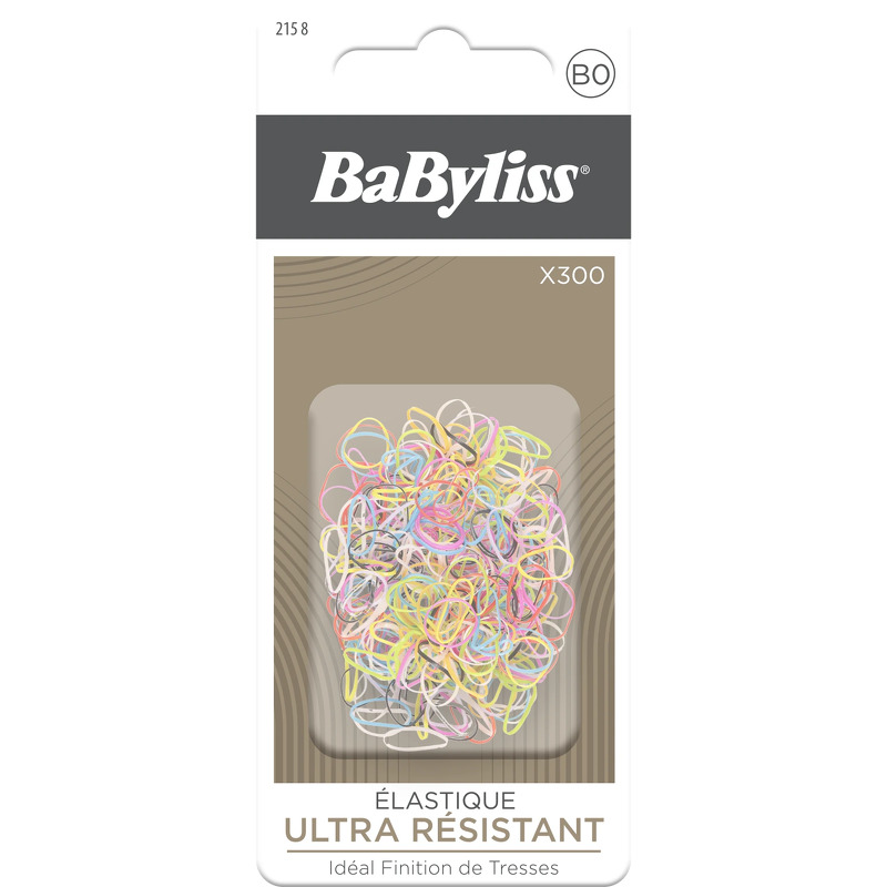 BaByliss Accessories Micro Elastics Multi Color 300 pieces