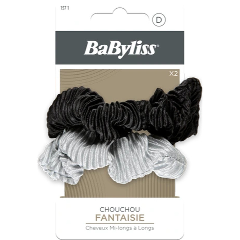 BaByliss Paris Accessories Scrunchie Plisserad 2 st