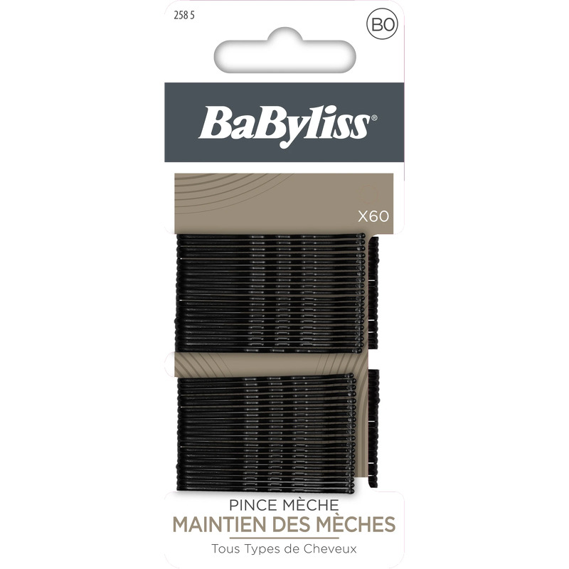 BaByliss Accessories Hairpins Black 60 pieces
