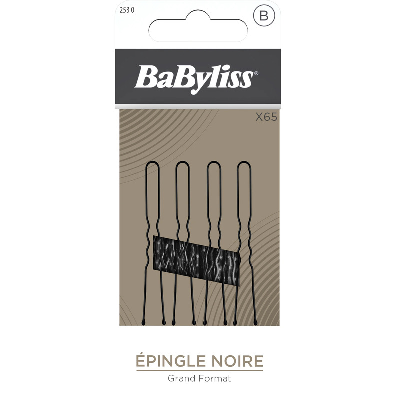 BaByliss Accessories Hairpins U-form Black 65 pieces