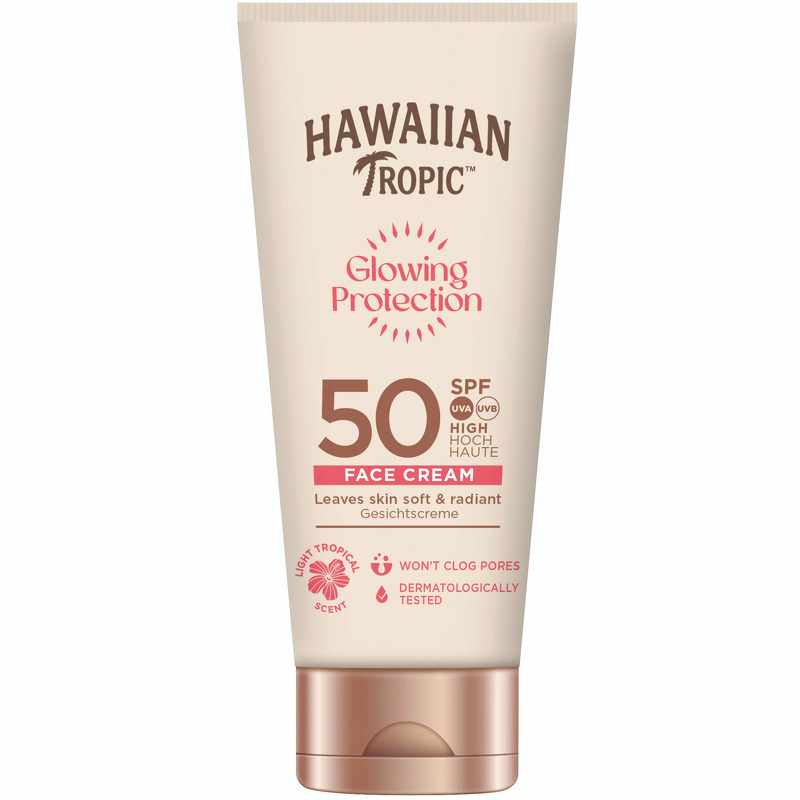 Hawaiian Tropic Glowing Protection Face Lotion SPF 50 - 50 ml