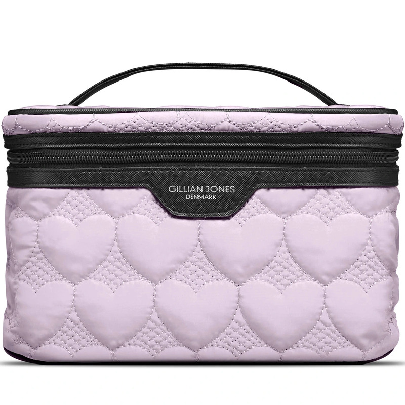 Gillian Jones - Beautyboks Toilettaske - Urban Travel - Purple Hearts