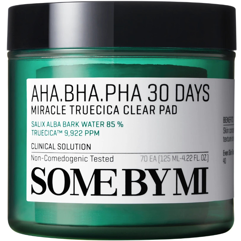 Some By Mi AHA BHA PHA 30 Days Miracle Truecica Clear Pad 70 pieces