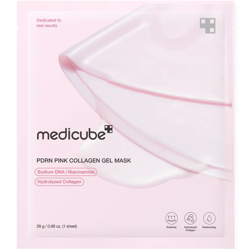 (bundle) Medicube - Pdrn Pink Collagen Gel Mask - Pink - One Piece
