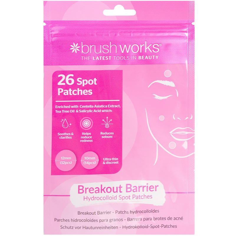 Brushworks Breakout Barrier Hydrocolloid Spot Patches 26 pieces