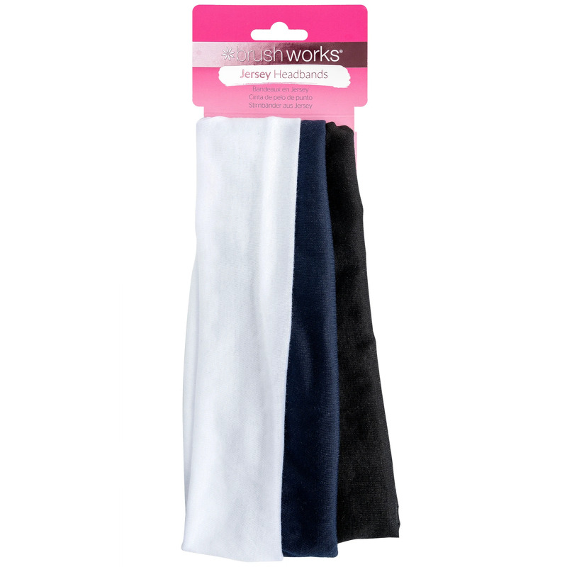 Brushworks Jersey Headbands 3 pieces