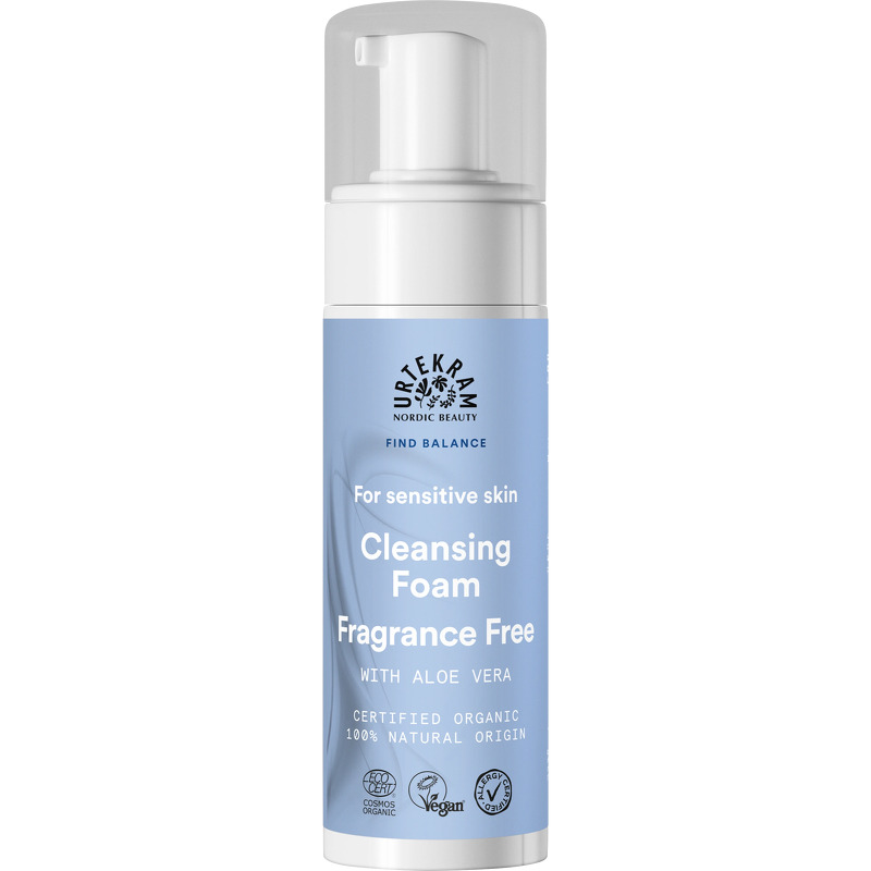 Urtekram Fragrance Free Sensitive Skin Cleansing Foam 150 ml