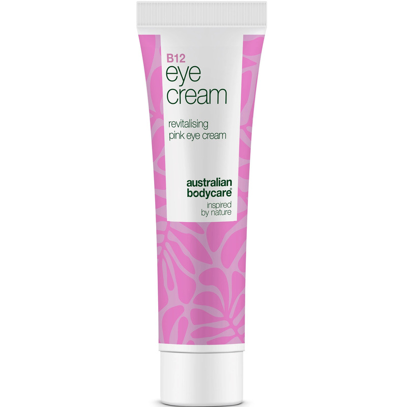 B12 Øjencreme mod poser, mørke rander og fine linjer â B12 øjencreme, der effektivt reducerer poser, mørke rande og fine linjer. Fugtgivende og opstrammende. - 15 ml / 1 stk.