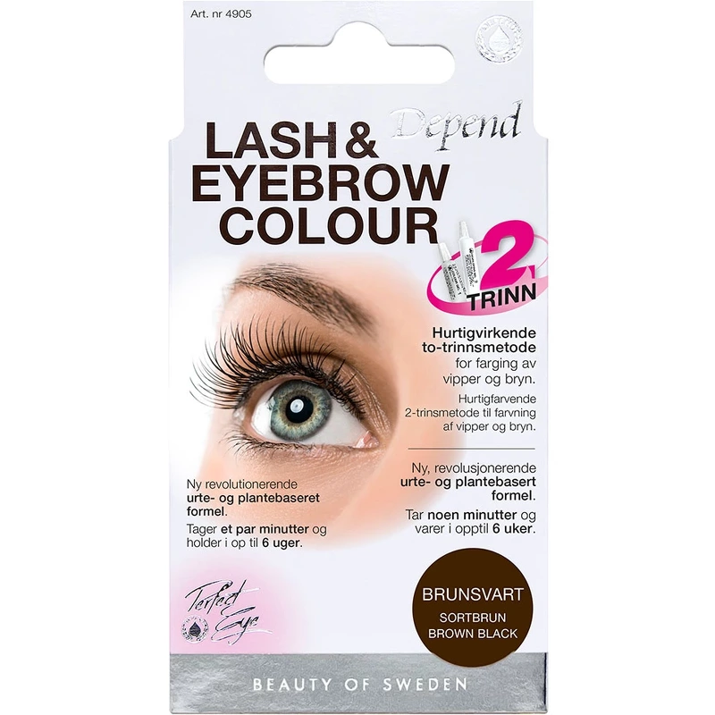 Depend Cosmetic PE Lash og Eyebrow Colour – Brown Black
