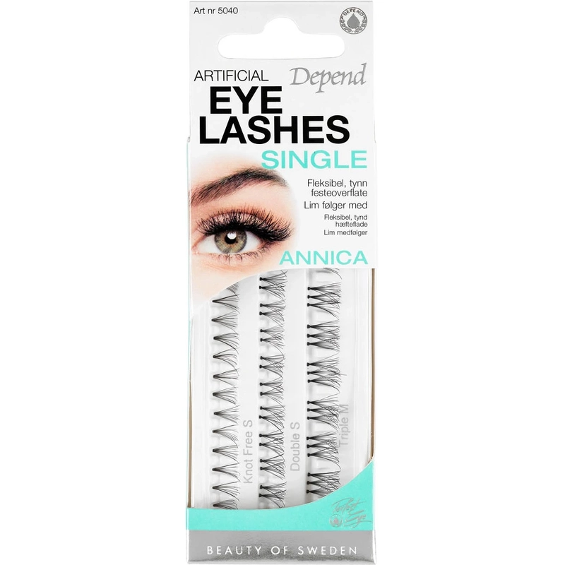 Depend Cosmetic PE Artificial Eyelashes Single – Annica
