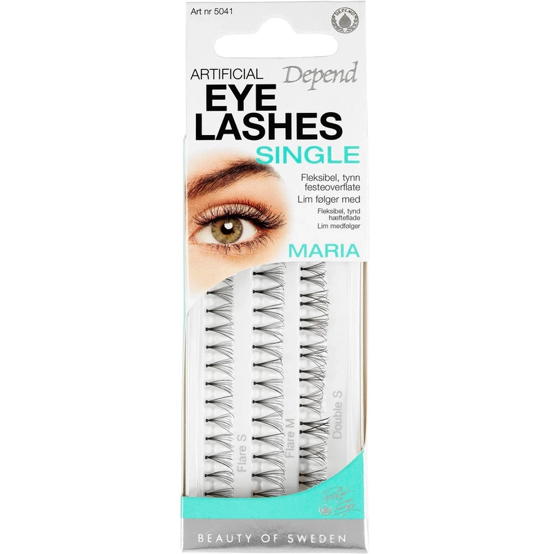 Depend Cosmetic PE Artificial Eyelashes Single – Maria
