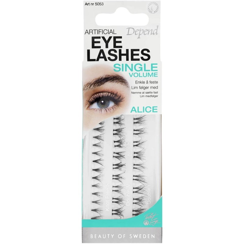 Depend Cosmetic PE Artificial Eyelashes Single – Alice