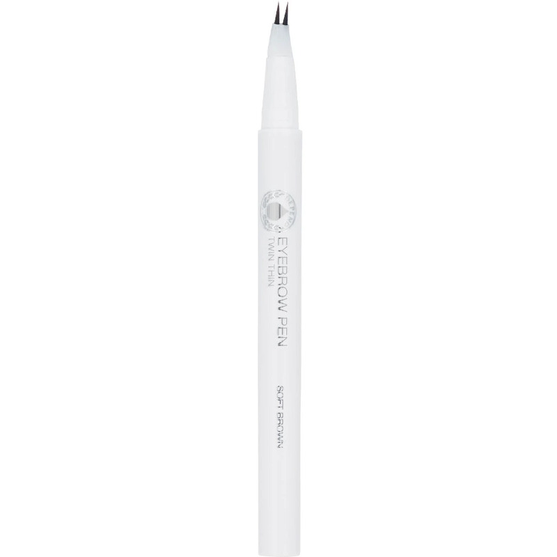 Depend Cosmetic PE Eyebrow Pen Twin Thin 0,55 g - Soft Brown