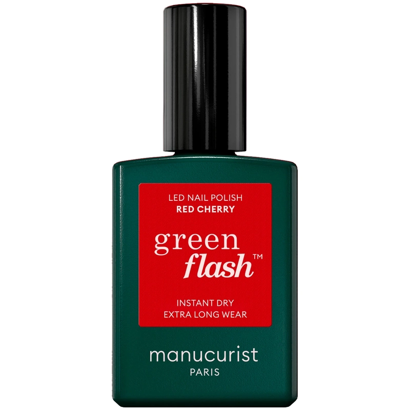 Manucurist Green Flash Nail Polish 15 ml – Cherry Red