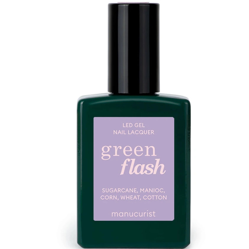 Manucurist Green Flash Led Nail Polish Lisa Lilas 15ml