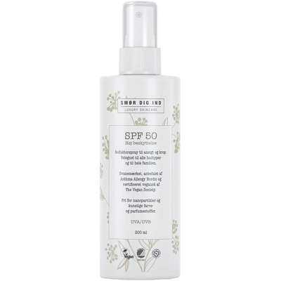 Smør Dig Ind Solfaktorspray SPF 50 200 ml